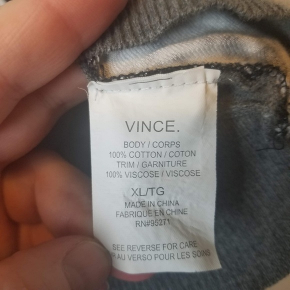 Vince Brushstroke Zebra Striped Knit Top - Picture 3 of 6